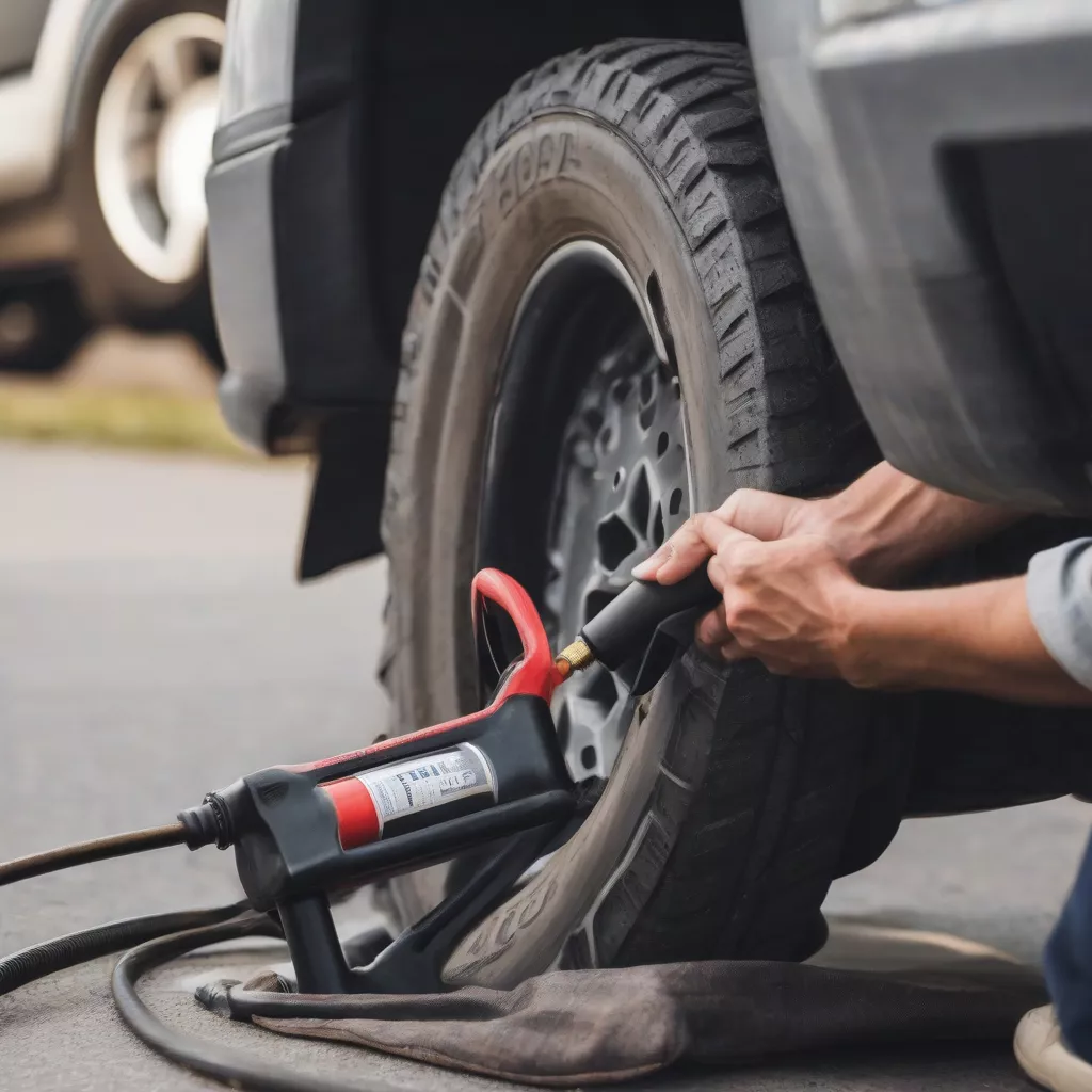 Truck tire inflator