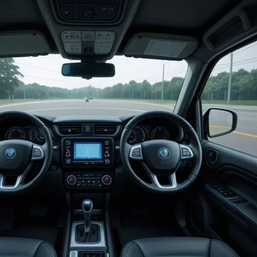 Nội thất bên trong xe tải Tata Ultra 814