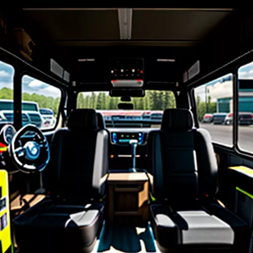 Nội thất cabin xe tải Thaco