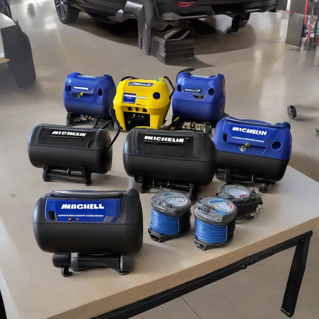 Modelos de bombas de ar portáteis Michelin