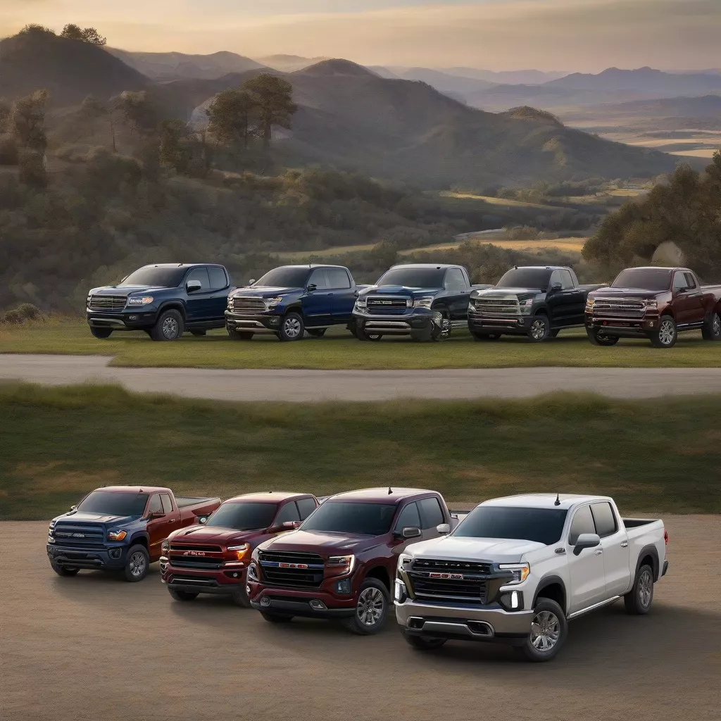 인기 픽업 트럭 모델