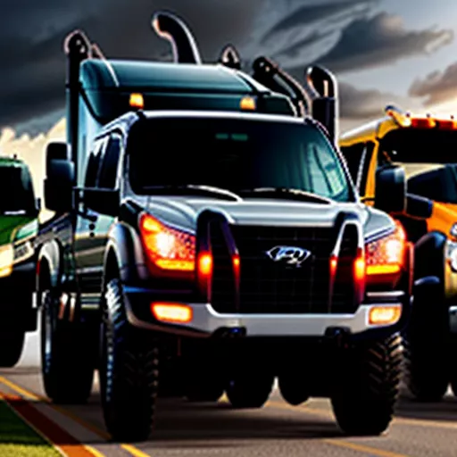 Various truck models