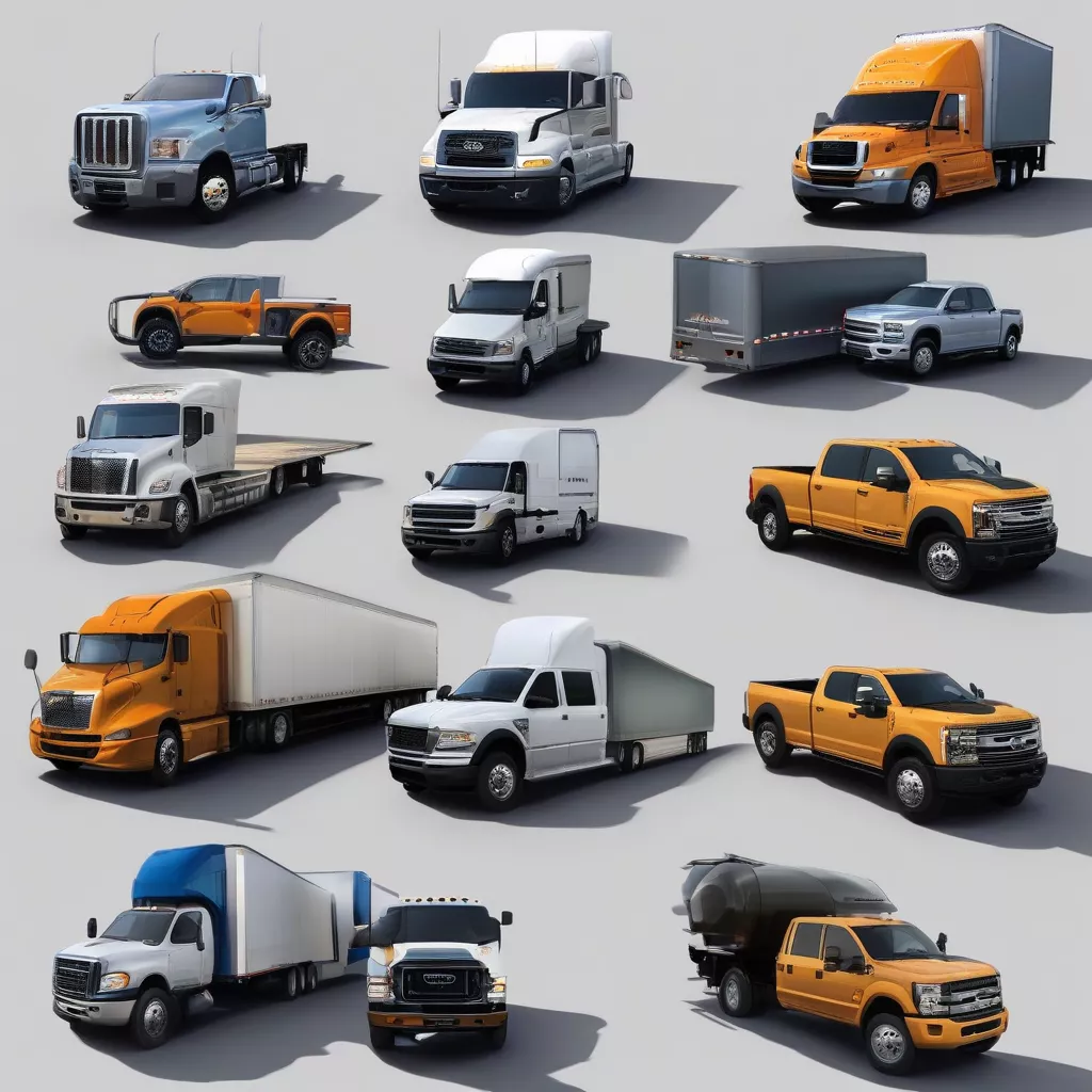 各类卡车