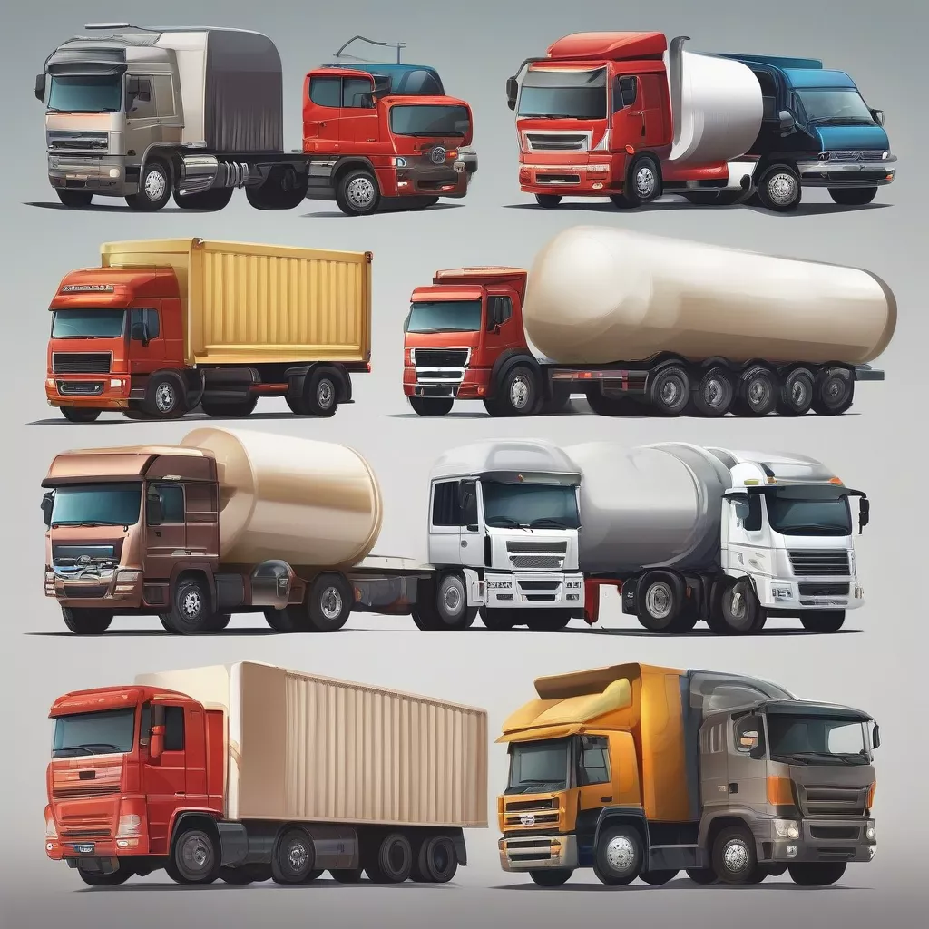 Various truck models