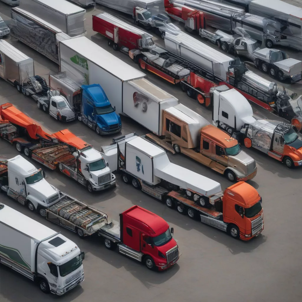 Various truck models