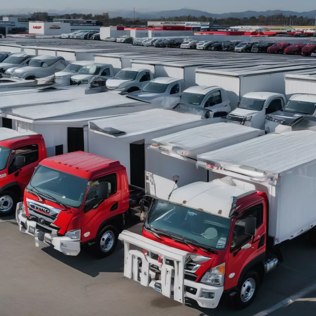 Various truck models