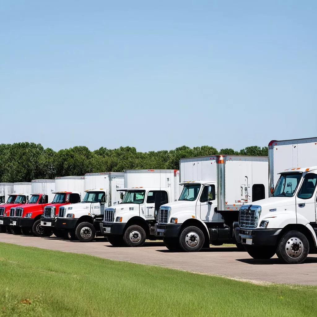 Various truck models