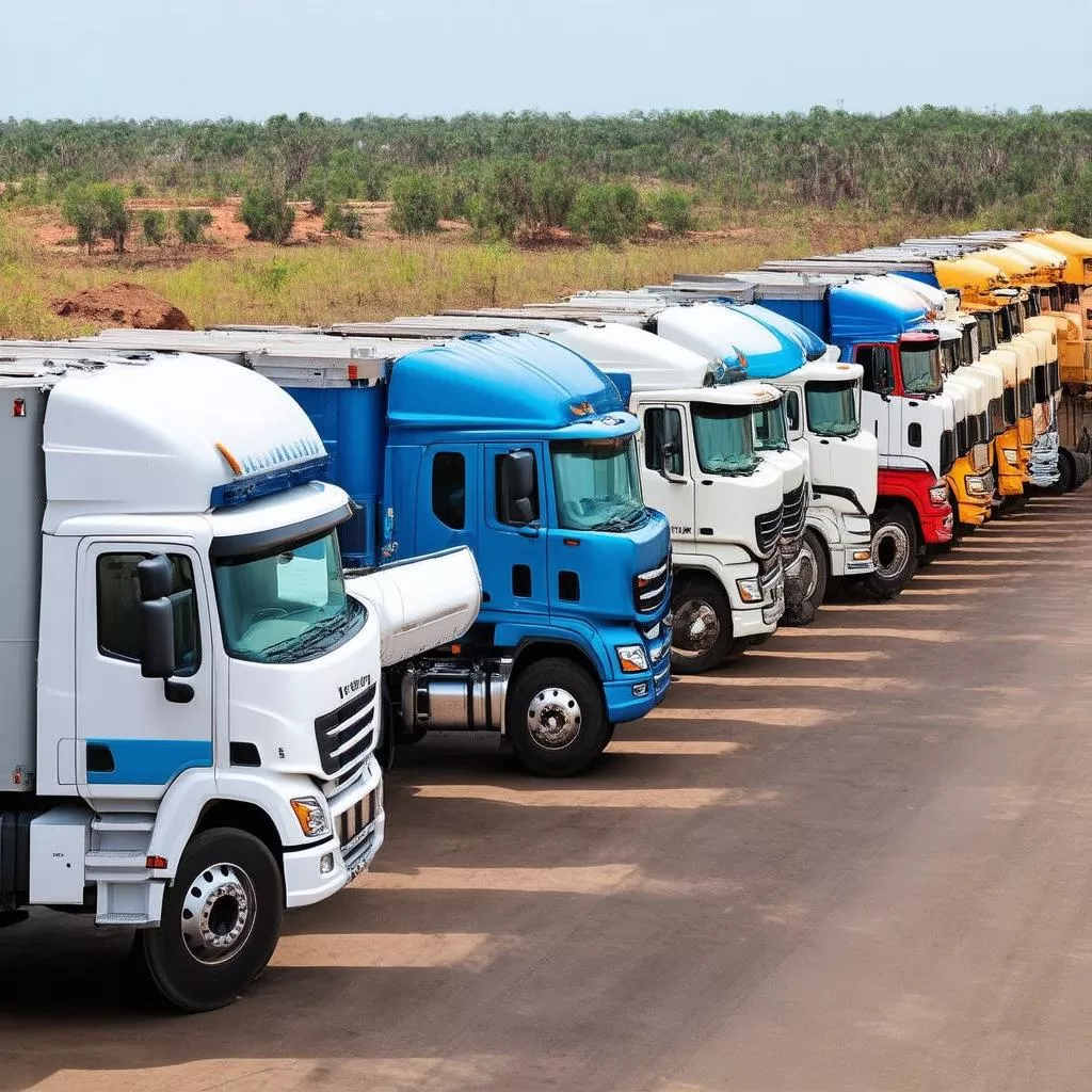 Various truck models