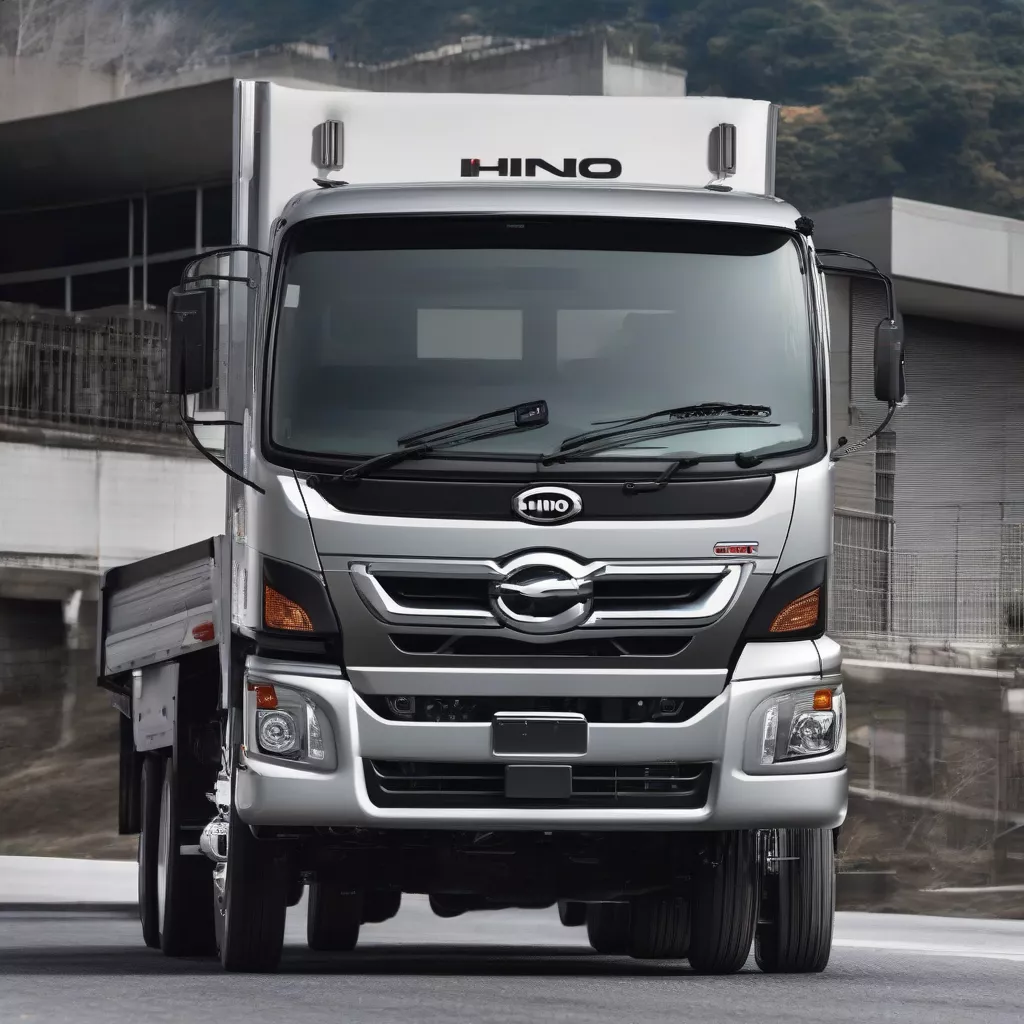 Vários modelos de camiões Hino