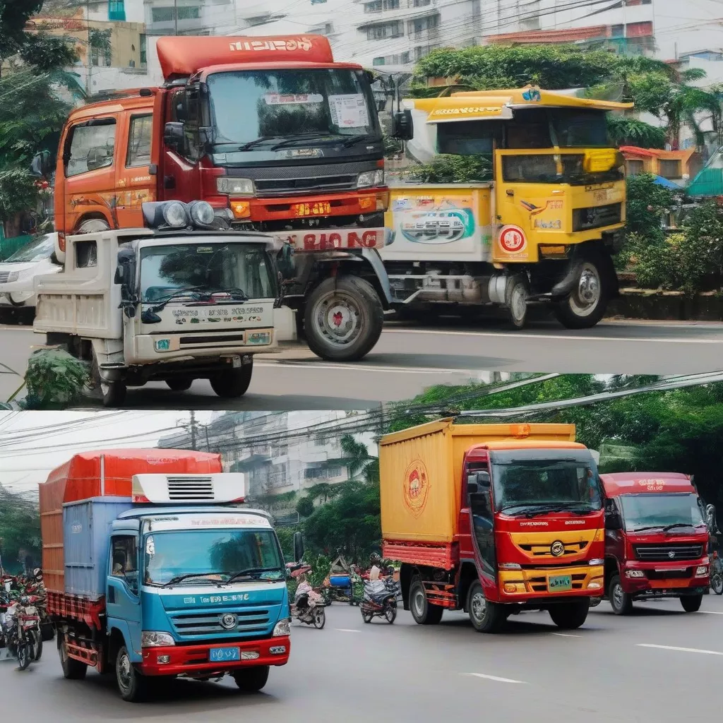 Các dòng xe tải tại Hà Nội