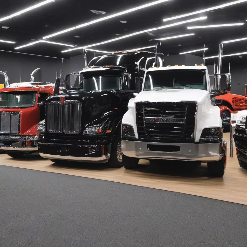 Berbagai jenis truk di Hà Nội