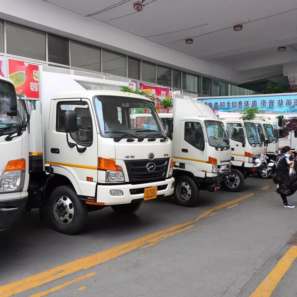 Các dòng xe tải tại Hà Nội