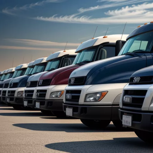 Various truck models at XE TẢI HÀ NỘI