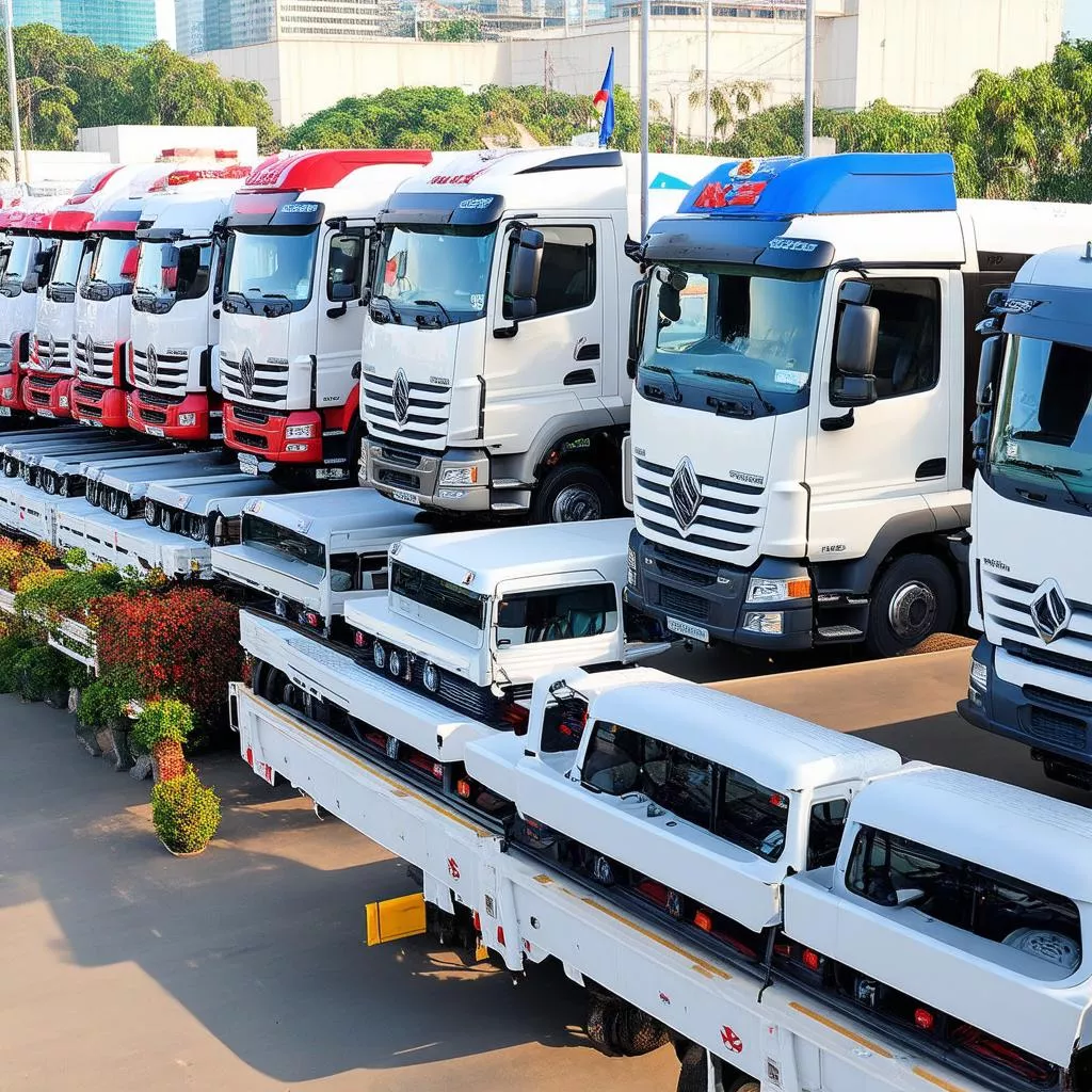 Các dòng xe tải tại XE TẢI HÀ NỘI