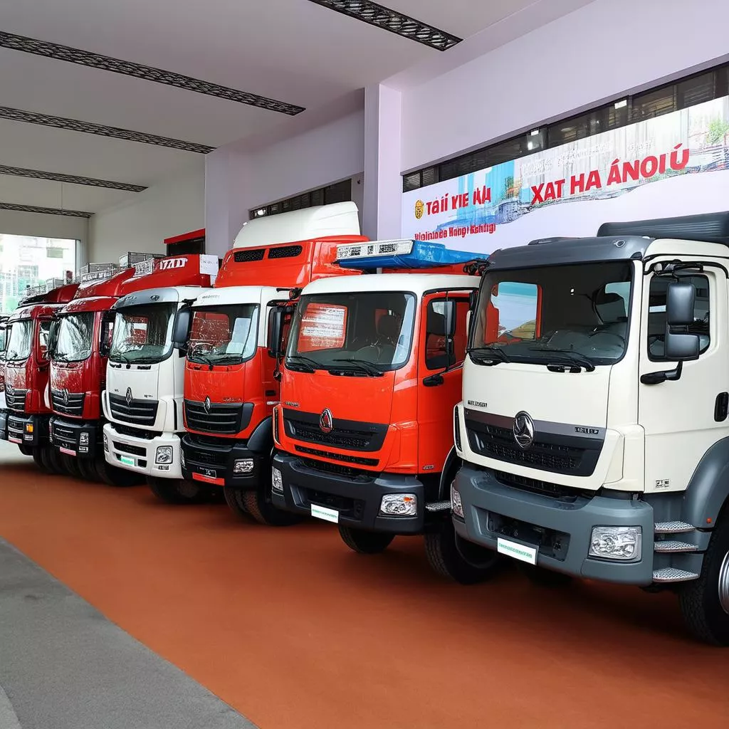 Các dòng xe tải tại Xe Tải Hà Nội