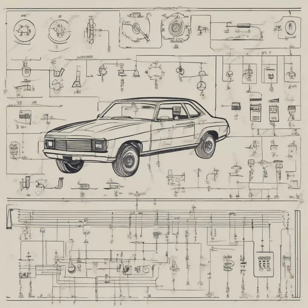 Các ký hiệu trong sơ đồ hệ thống điện ô tô