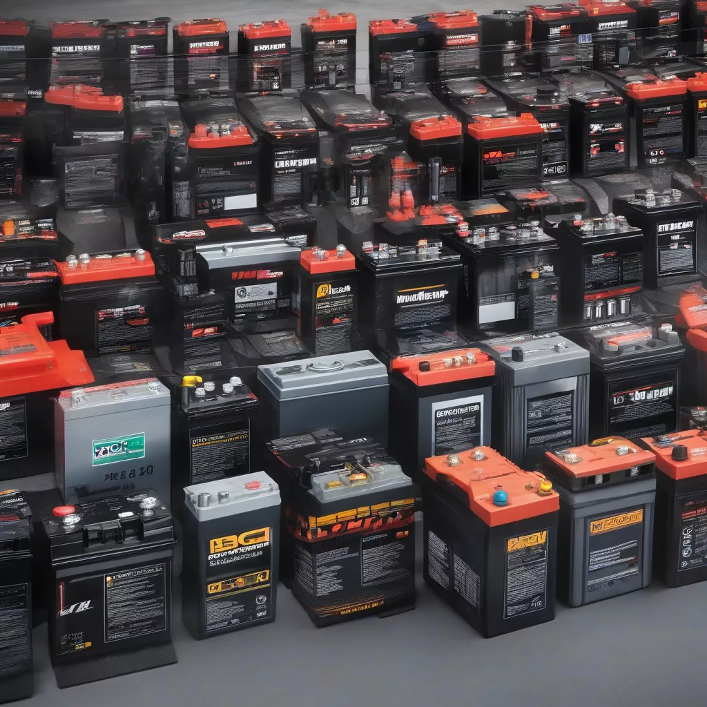 Different types of car batteries