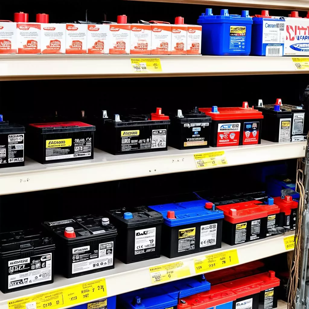 Các loại acquy ô tô