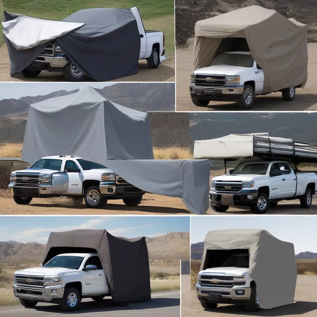 Các loại bạt che thùng xe bán tải