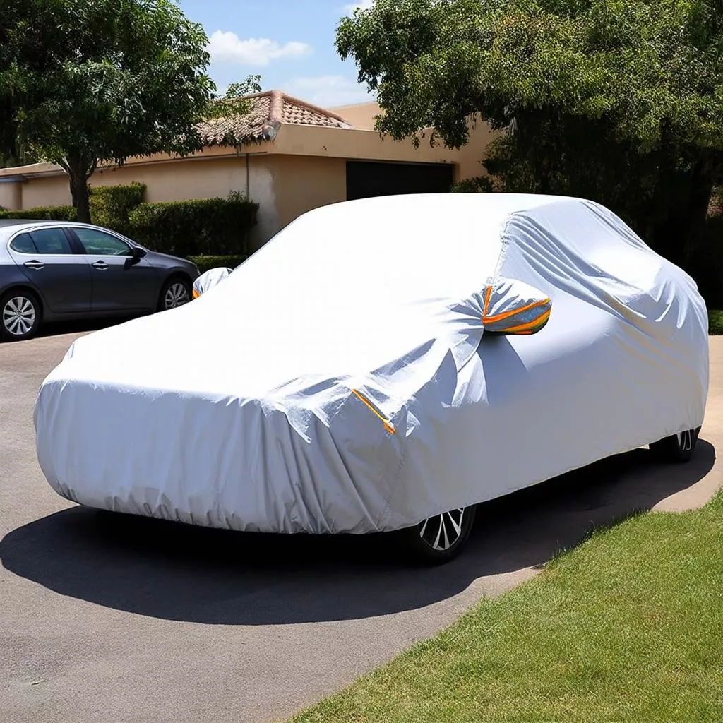 Various types of car sun shades