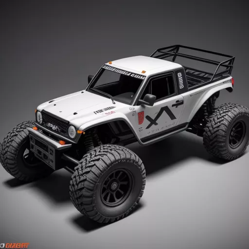 Various types of RC truck axles