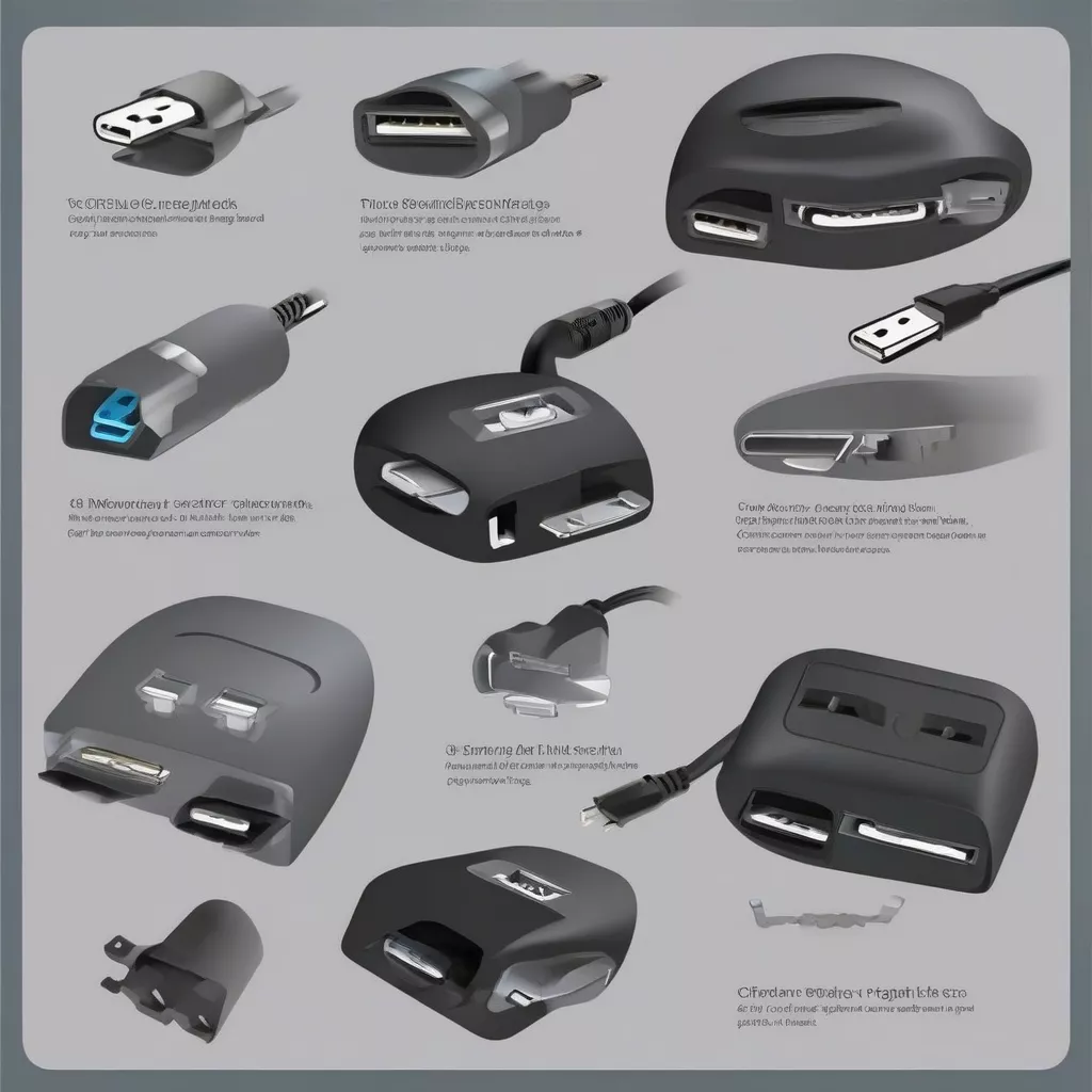 다양한 차량용 충전 포트