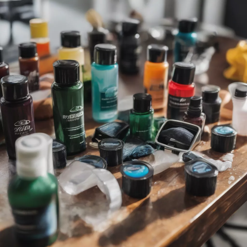 다양한 자동차 광택제