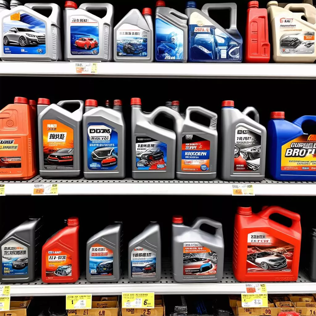 Verschiedene Motoröle