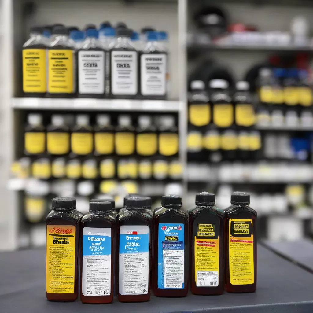 Các loại dầu phanh ô tô