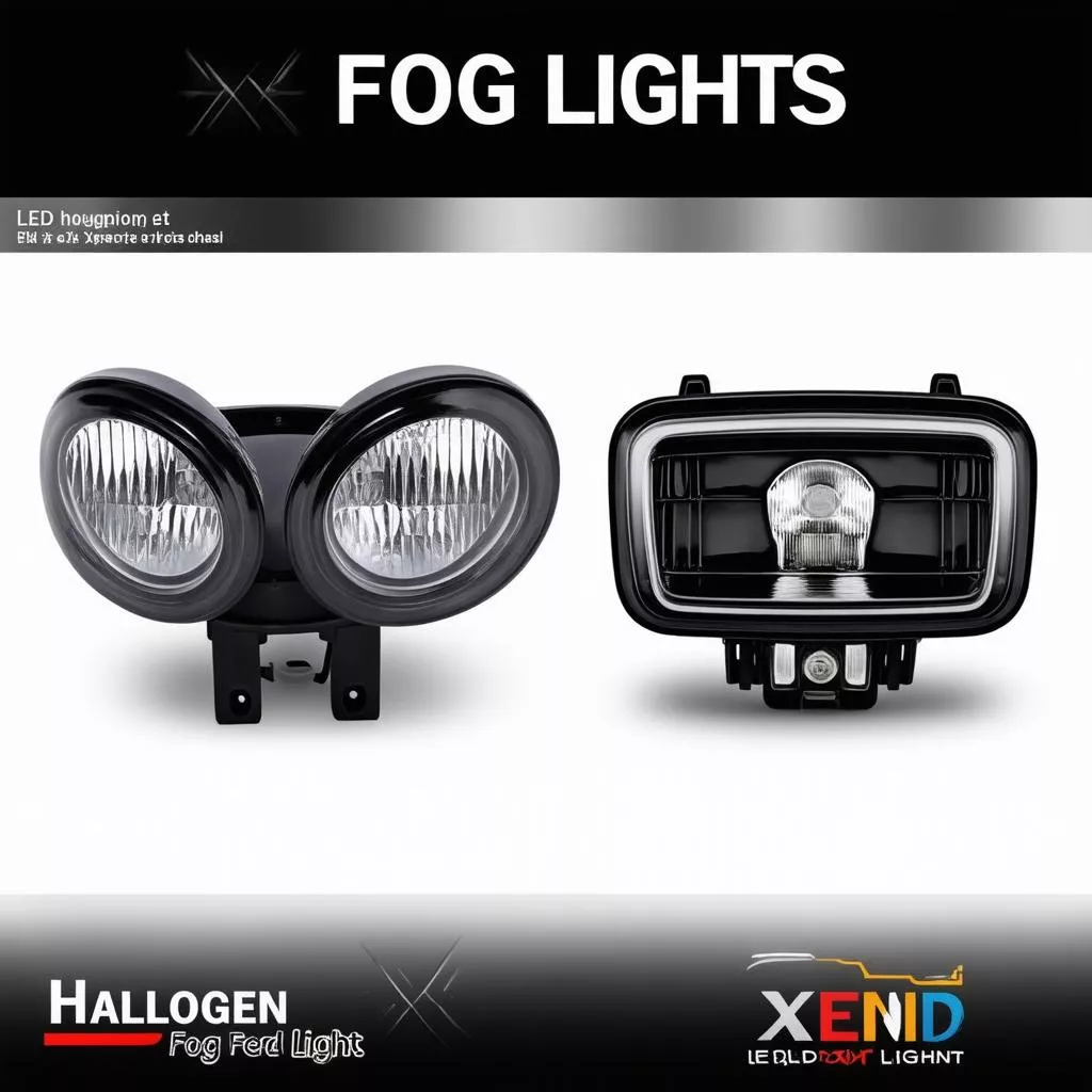 Các loại đèn cản ô tô