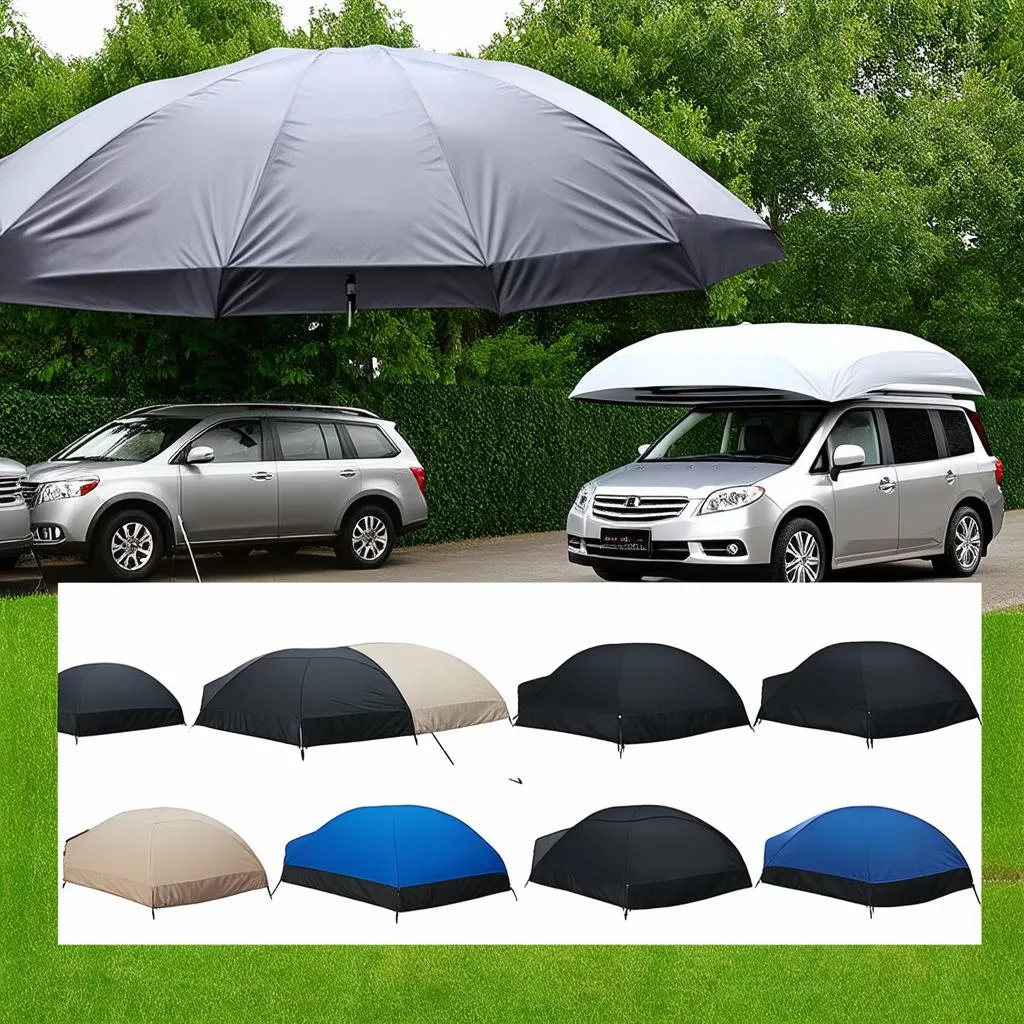 Various types of 7-seater car sun shades