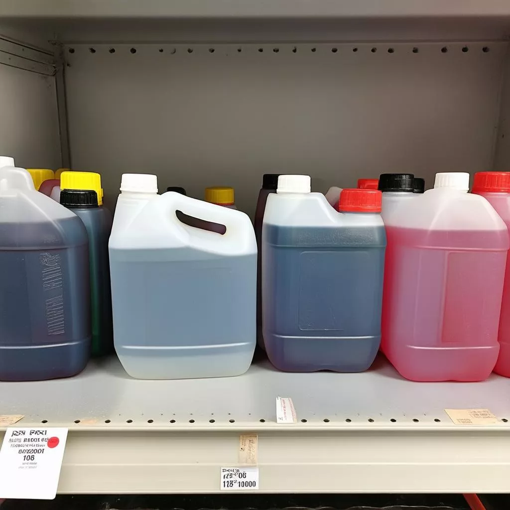 Các loại dung dịch làm mát xe ô tô