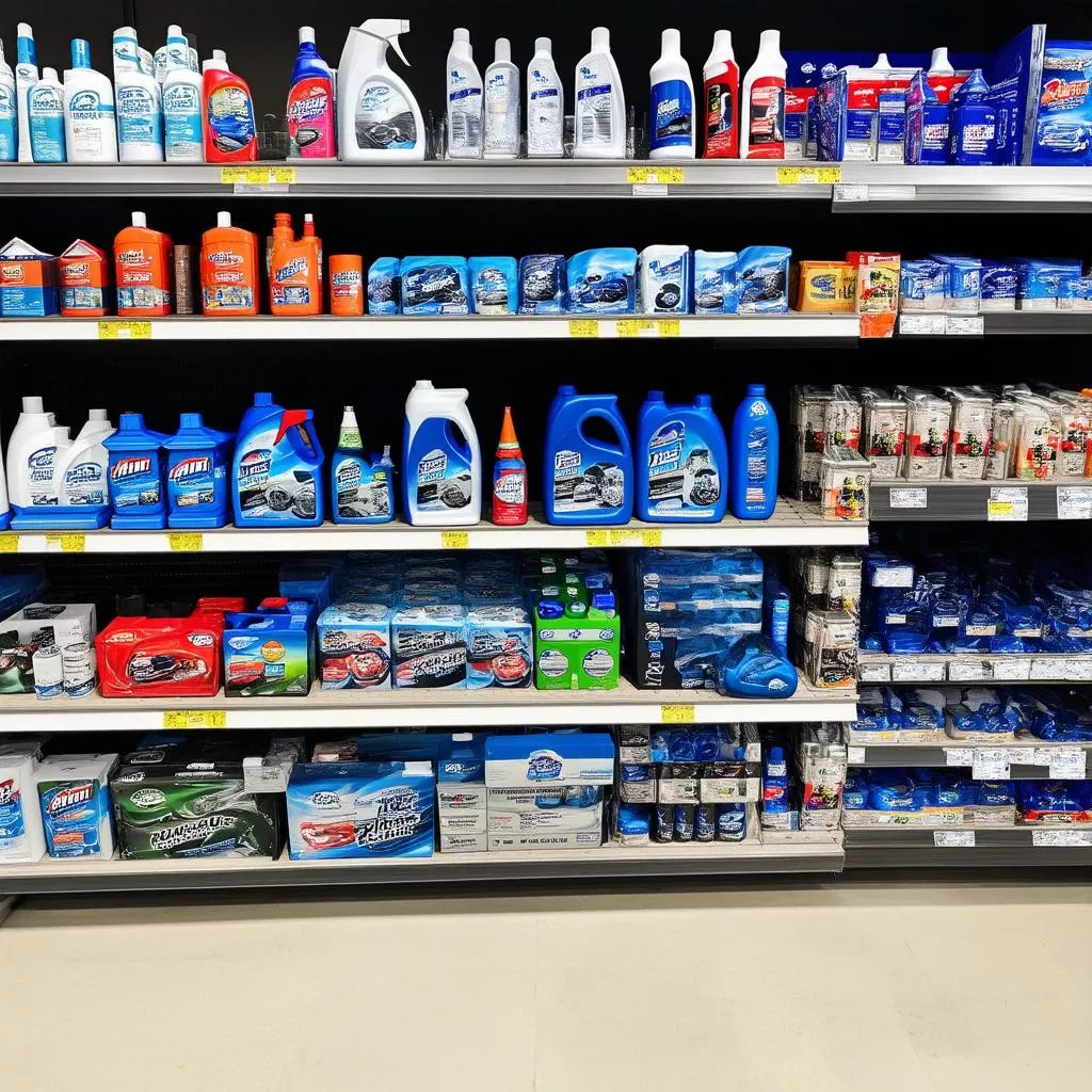 Các loại dung dịch tẩy rửa ô tô