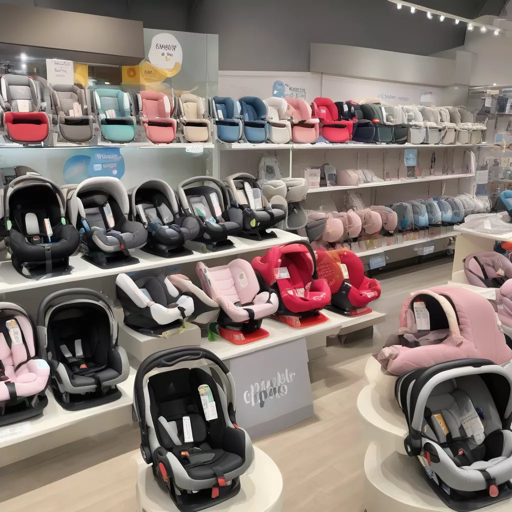 Different types of infant car seats