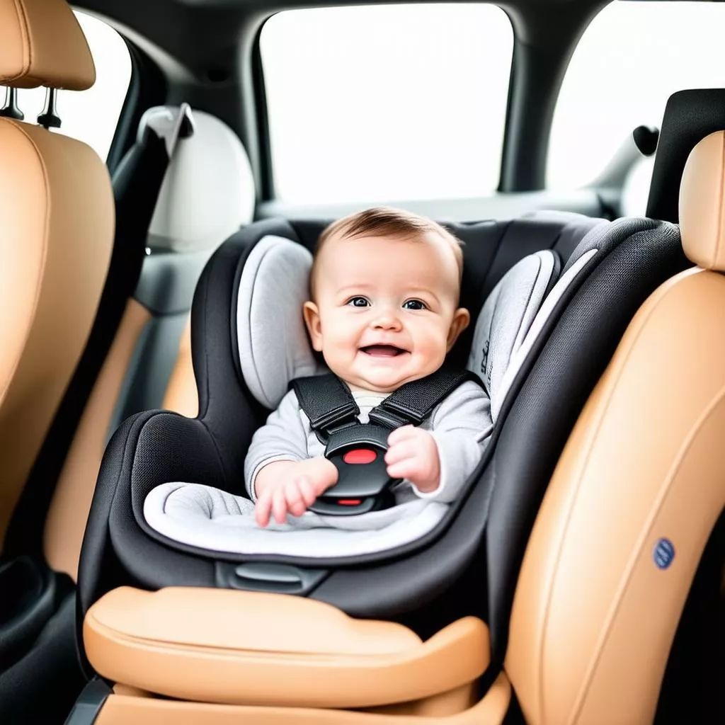 Verschiedene Kindersitze