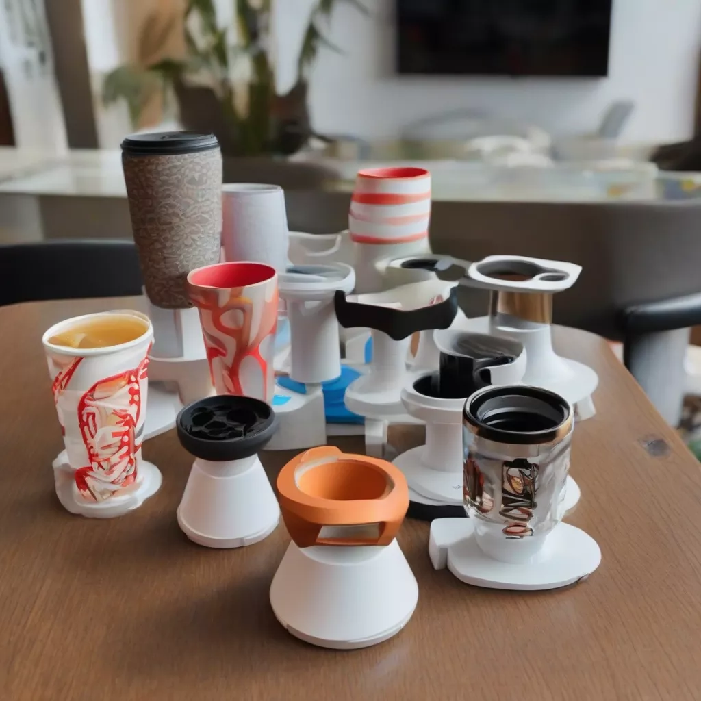 Various types of car cup holders