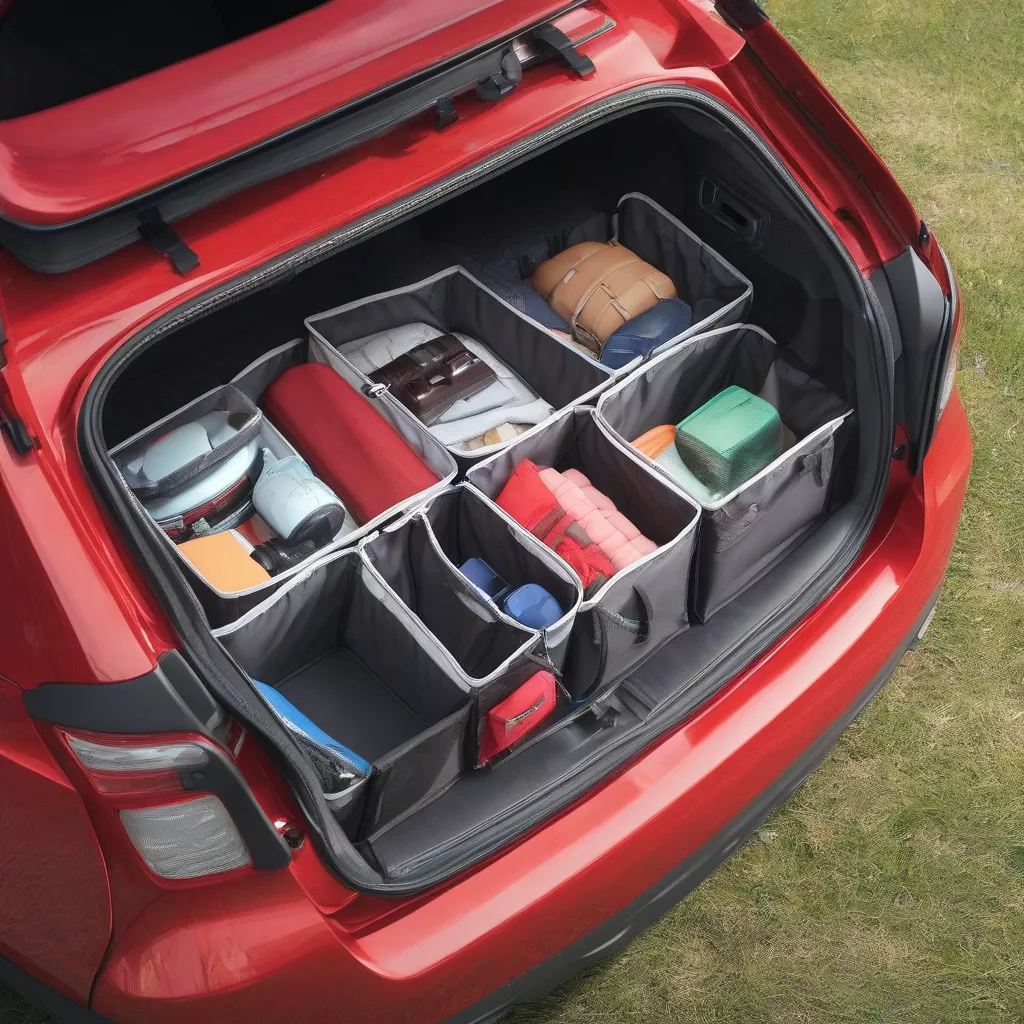 Các loại hộp đựng đồ trong xe ô tô