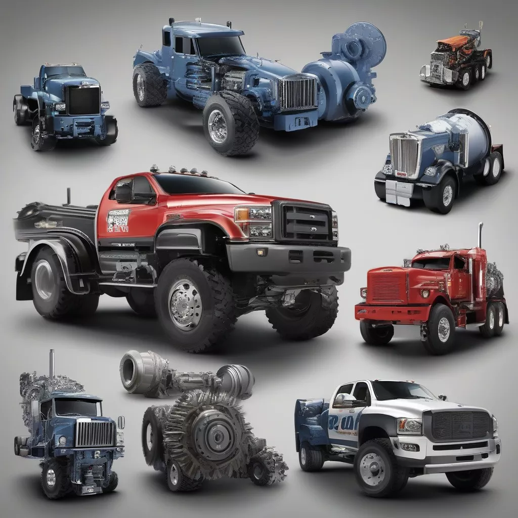 Types of heavy-duty truck transmissions