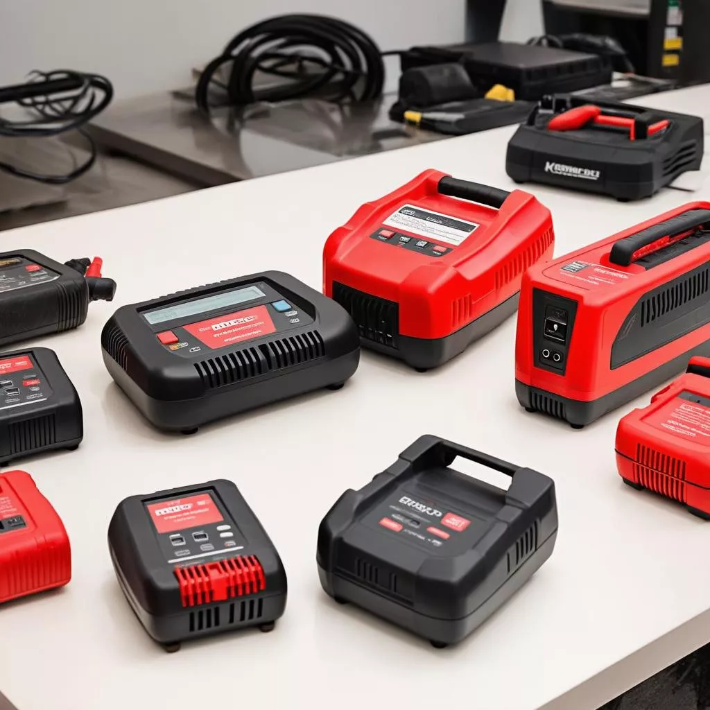 Various car jump starters