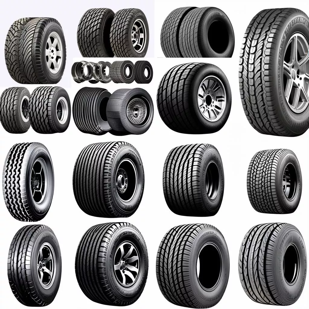 Hình ảnh các loại lốp xe tải