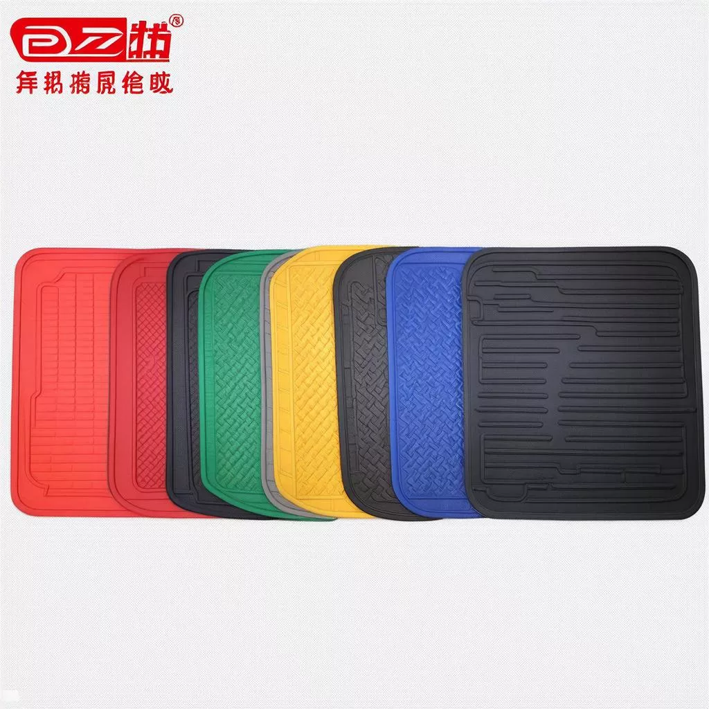 Variety of simili car floor mats