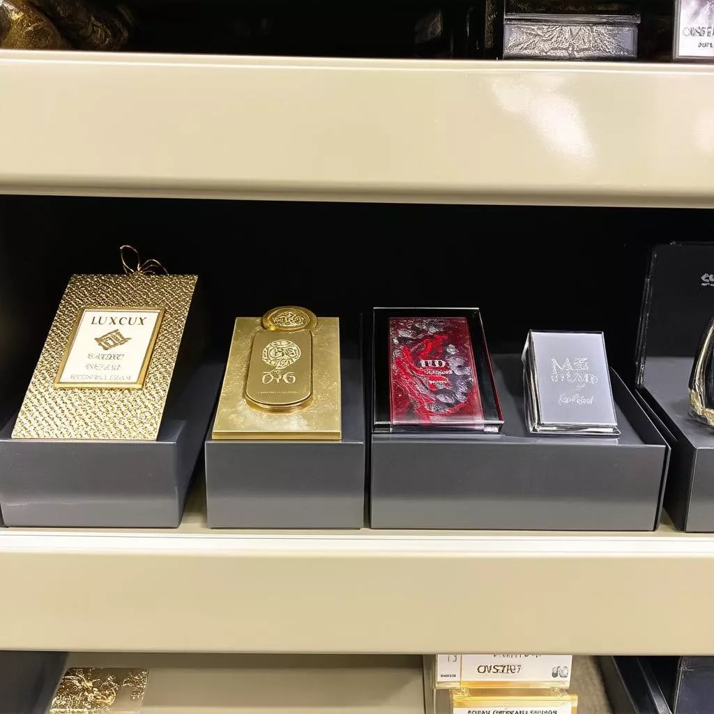 Các loại nước hoa ô tô cao cấp được bày bán