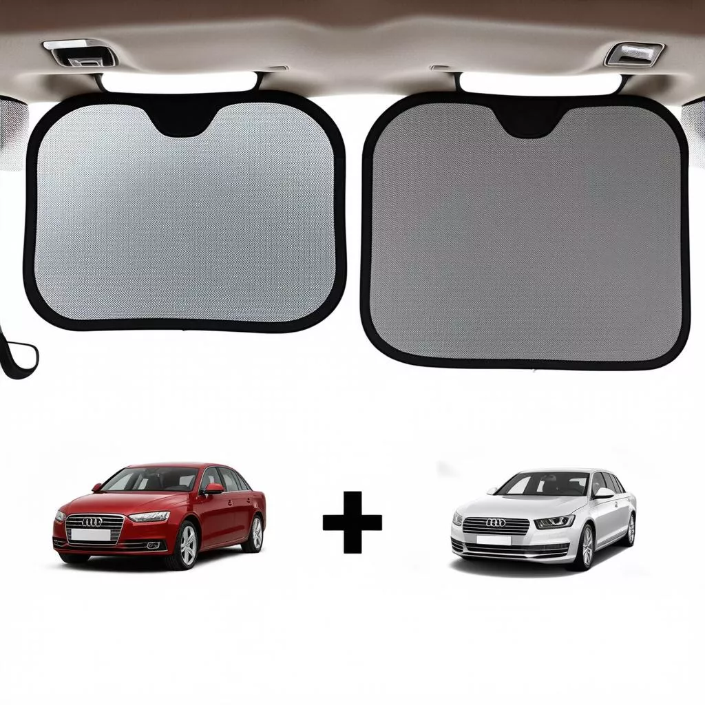 Variety of car sun shades