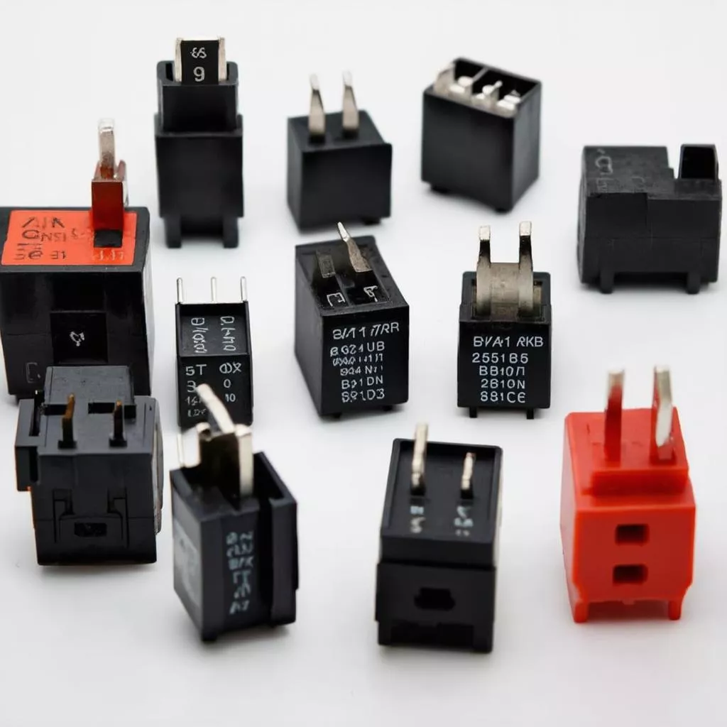 Différents types de relais automobiles
