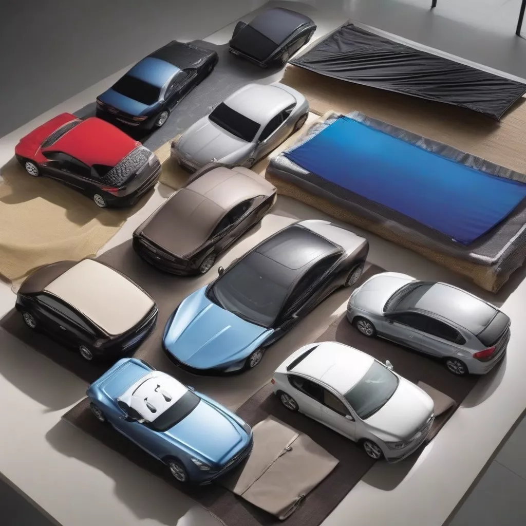 자동차 앞 유리용 햇빛 가리개 종류