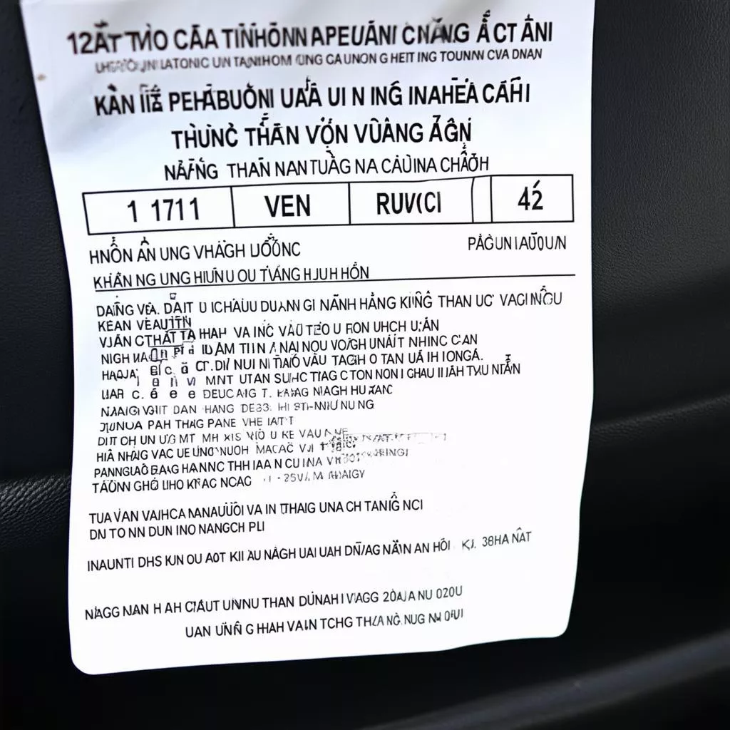 Types of car inspection stickers