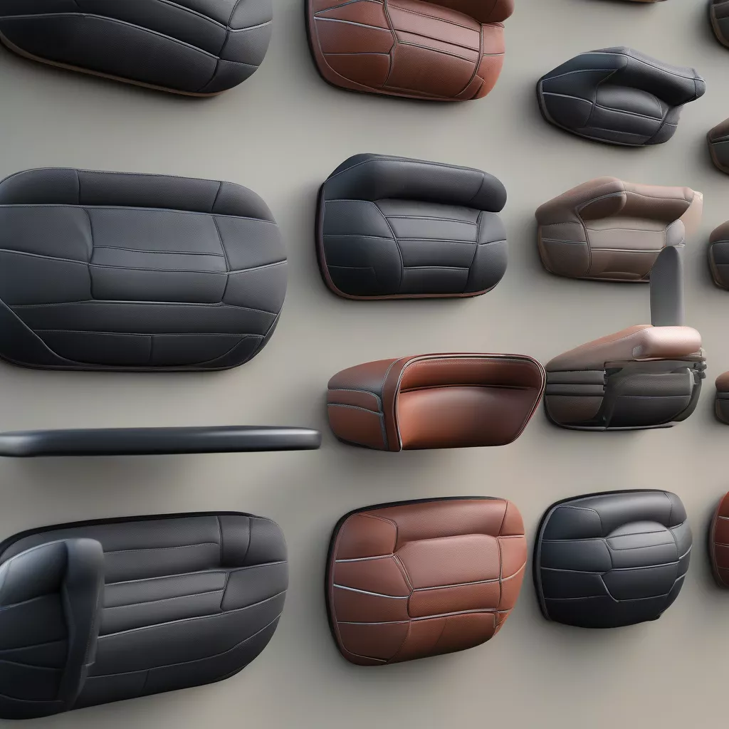 Different types of car headrests