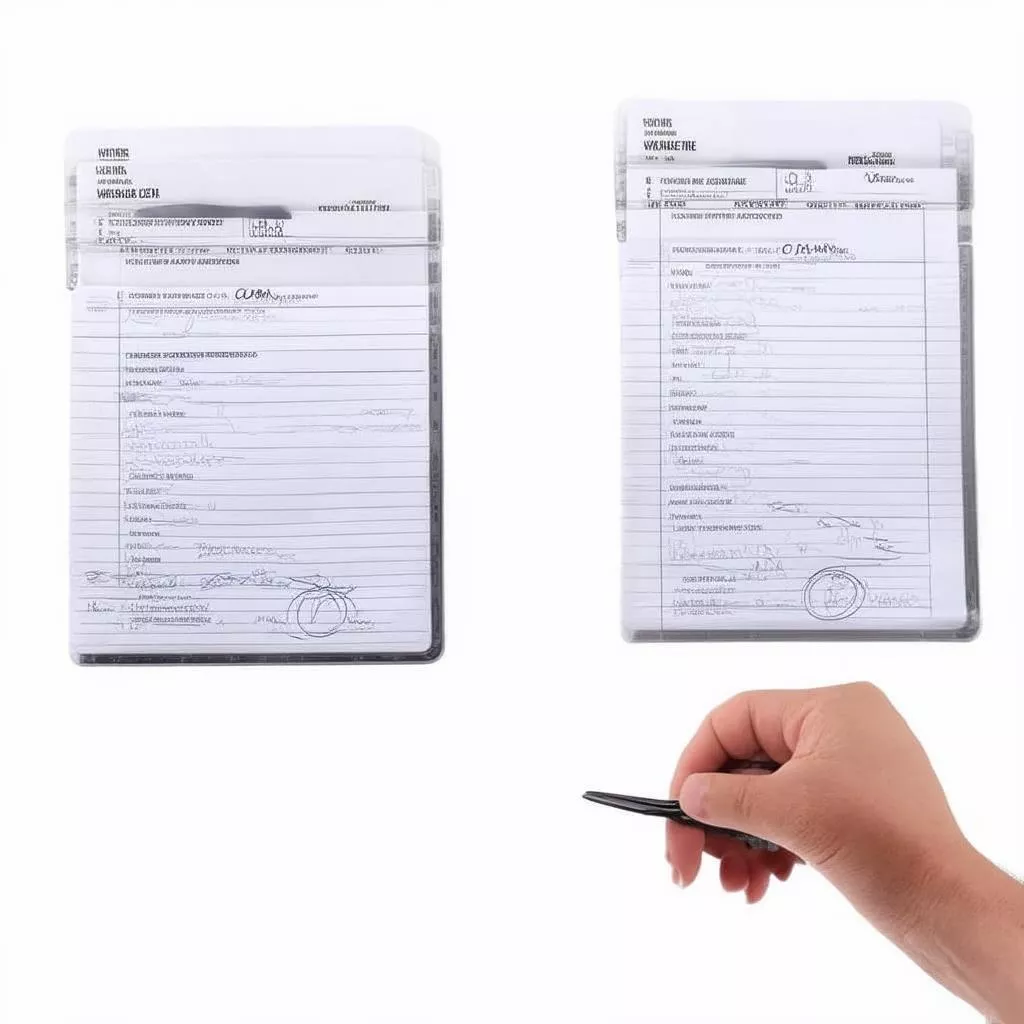 Các loại túi đựng giấy tờ ô tô