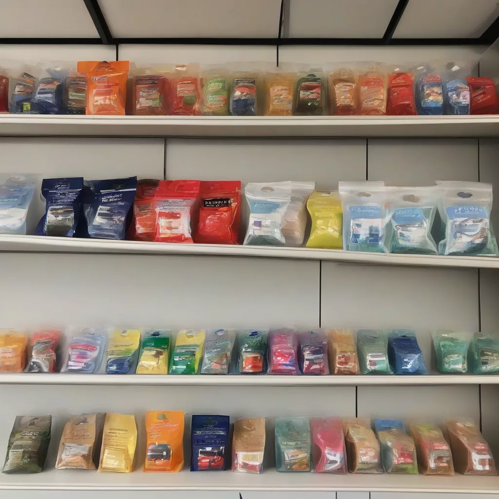 Các loại túi hút mùi ô tô