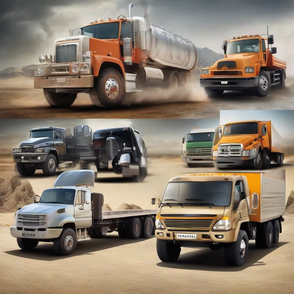 Different types of trucks